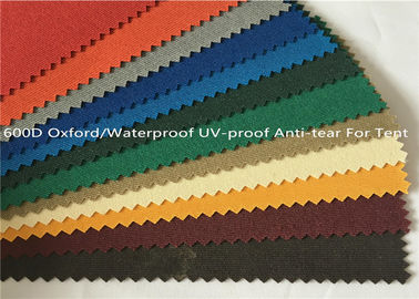 ткань 100%P 600D Оксфорда покрыла водоустойчивой Анти--разрыв сени Пряж-покрашенный тканью Ультрафиолетовый-защитный для на открытом воздухе шатра