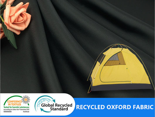 Полиэстер FDY повторно использовал шатра покрытия равнины 400D Оксфорда Eco ткань тента дружелюбного на открытом воздухе