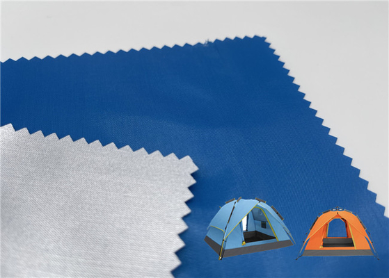 Серебряная покрытая ткань полиэстера для зонтика располагаясь лагерем шатра