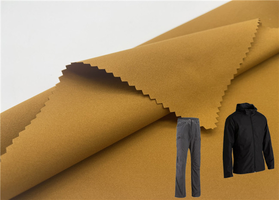 Брюки куртки делают Breathable на открытом воздухе ткань водостойким ткани репеллентом воды эластичным PFC двора свободным